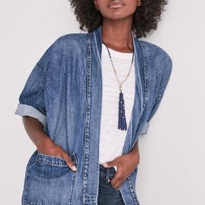 Lucky Brand Denim Kimono Jacket